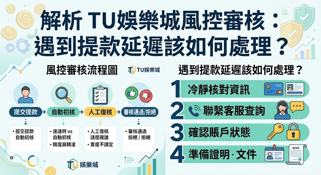 解析 TU娛樂城風控審核：遇到提款延遲該如何處理？