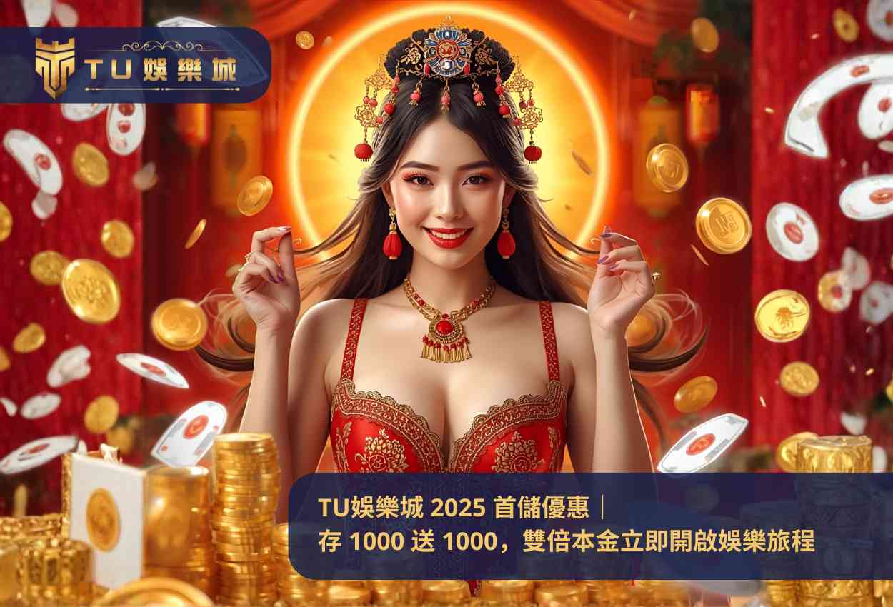 TU娛樂城 2025 首儲優惠｜存 1000 送 1000，雙倍本金立即開啟娛樂旅程