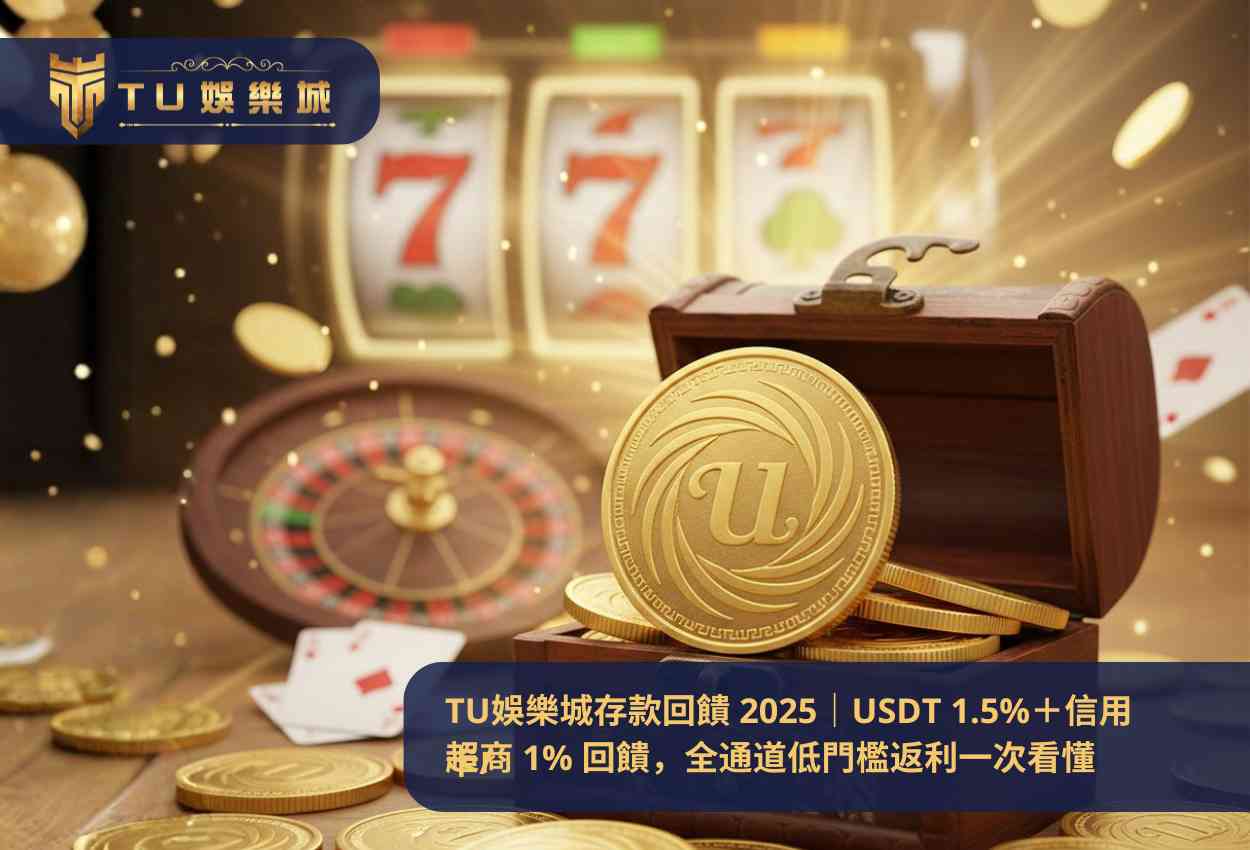TU娛樂城存款回饋 2025｜USDT 1.5%＋信用卡/超商 1% 回饋，全通道低門檻返利一次看懂
