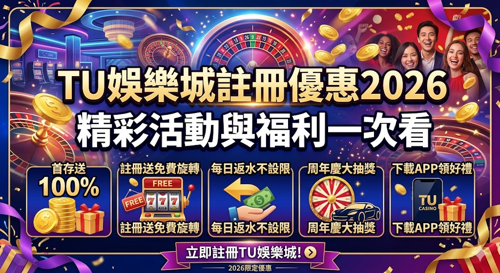TU娛樂城註冊優惠2026｜精彩活動與福利一次看